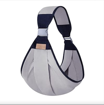 Nixnix® - Baby Draagzak - Grijs - Schouder drager - Sterk - Veilig