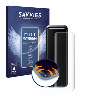 Savvies - Screenprotector voor Anker Prime 27650 - Folie Beschermfolie transparant volledig dekking 4 Stuks