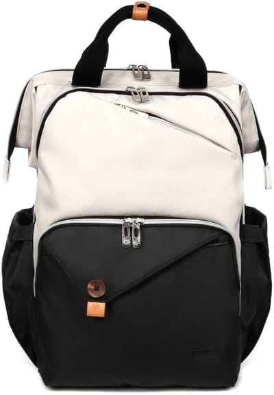 Dailygoods- Morden Luiertas - Grote Capaciteit - Geïsoleerde Flessenhouder - Brede Gewatteerde Riemen - Kinderwagenriemen - Duurzaam Materiaal