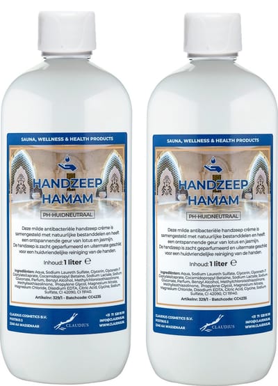 Handzeep Hamam 1 liter - set van 2 stuks