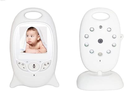 Baby Monitor - Kind Bewaker - Babykamer Toezicht - Tweeweg Communicatie - 2 Inch Scherm - Wit