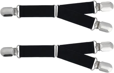 VT Goods - Elastische kousenband - Verstelbare jarretelgordels - Kous houder voor corsetten - Zwart - Dames kousclips - Perfect voor elke gelegenheid
