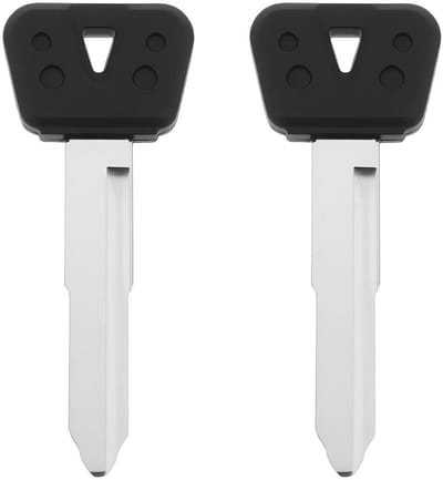 Dailygoods- Lege Sleutel 2 Stuks - Compatibel met Yamaha - Kunststof/Metaal - Hoogwaardige Duurzaamheid - Eenvoudige Installatie - Motorfiets Sleutel