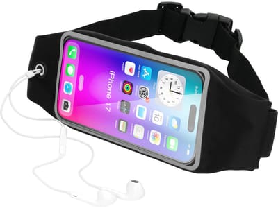 Mobiparts Comfort Fit Sport Belt geschikt voor Apple iPhone 17 - Zwart