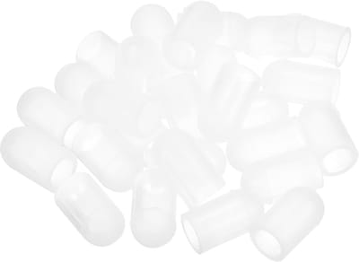 Siliconen Eindkappen - Rubberen Schroefdoppen - Bescherming Meubels - Zacht Flexibel Materiaal - 8x13 mm - Transparant