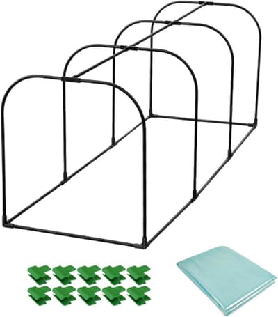 Plantenkas Buiten - Kweekkas Tuin - Bescherming Planten - Eenvoudige Installatie - 150 cm Lengte - Transparant