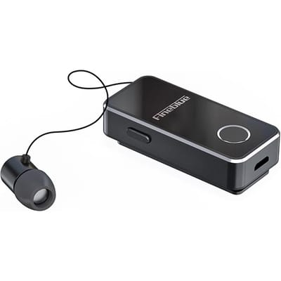 Fineblue F2 Pro écouteur sans fil Bluetooth 5.0 alerte vibrante pince d'usure casque mains libres avec noir