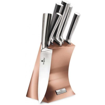 Berlinger Haus - Messenset - Rose gold metallic line - 5 messen en blok