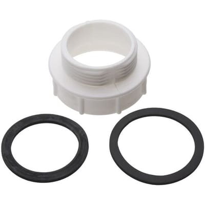 HAAS plastic reducer from drain valve to siphon, 11/2" IT to 11/4" ET 2924