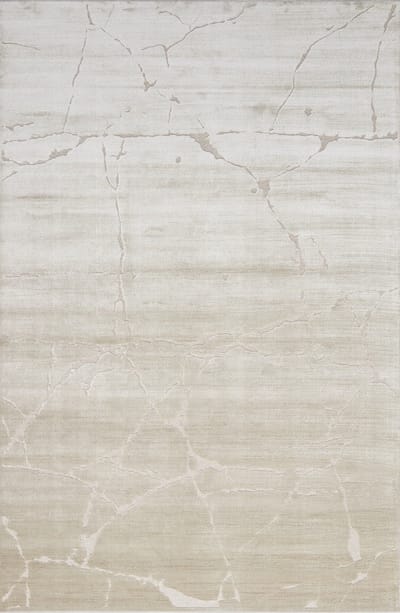 Acsento Vena Beige Vloerkleed - 160 x 230 cm - Beige - Rechthoekig - Viscose - Slaapkamer, Eetkamer, Woonkamer - Abstract - Design, Modern