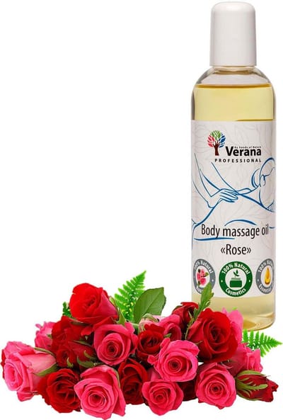 Verana Natuurlijke Massageolie Rozen 250ML