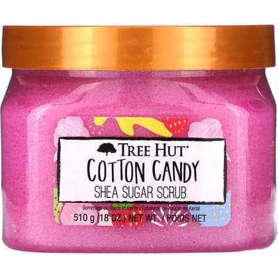 Exfoliant au Sucre de Karité, Barbe à Papa, 510G(18 oz) pink