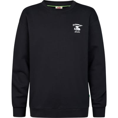 Petrol Industries - Jongens Sweater met print Steelhill - Zwart - Maat 104