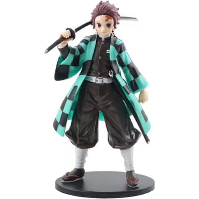 15cm Anime Demon Slayer Kimetsu no Yaiba figuur Kamado Tanjirou Actiefiguur Agatsuma Zenitsu Nezuko Krijger PVC Model Speelgoed