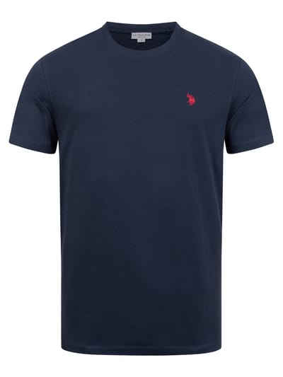 U.S. Polo Assn. heren basic T-shirt van 100% katoen