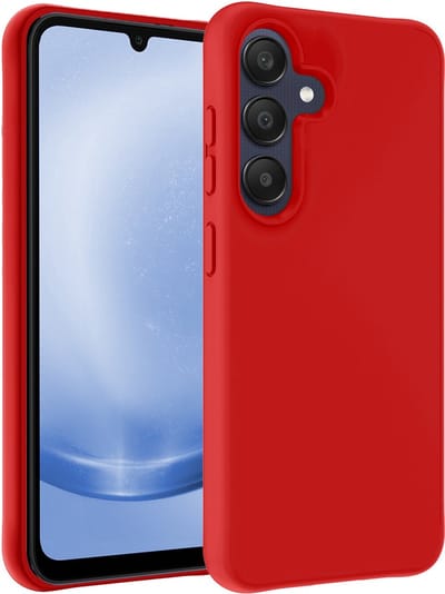 Hoesje - Geschikt voor Samsung Galaxy A26 - Sterk & Shockproof - Siliconen Case - Hoes Cover - Telefoonhoes - Rood