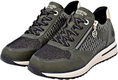 Gloria-sneakers met veters en rits