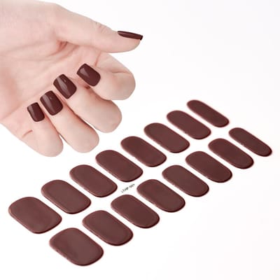Bandes d'ongles en Gel Semi-durci, curseur de Gel de renforcement des ongles, autocollants de Gel UV imperméables longue durée beige