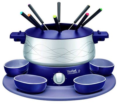 Tefal Color Simply Invents EF351412 - Fondueset - 8 fonduevorkjes - RVS