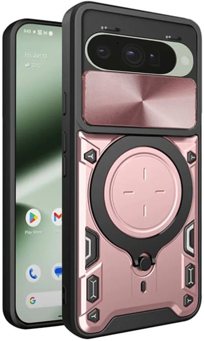 Hoesje geschikt voor Google Pixel 10 / 10 Pro - Techsuit CamGuard Pro Back Cover - Roségoud