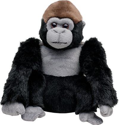 Pluche berg Gorilla aap knuffel van 22 cm - Dieren speelgoed knuffels cadeau - Apen