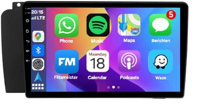 Autoradio 4/64GB met Carplay en Android auto | Geschikt voor Volvo XC70, V70, S60, S80 2004-2010 | Radio scherm met Navigatie | 2004 2005 2006 2007 2008 2009 2010