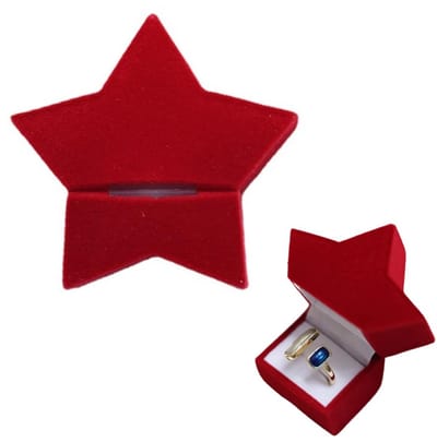 Dailygoods- Sieradendoosje Uniek Ontwerp - Geschenkdopje - Sieraden Doosje - Kerstcadeau - Huidvriendelijk - Elegante Stervorm - Sieradenbox