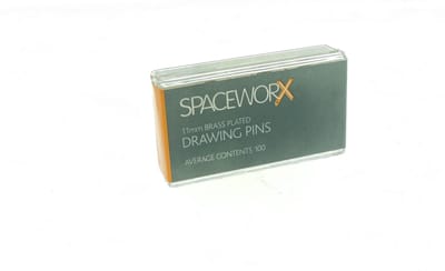 Spaceworx Punaises - Goudkleurig - Messing Verguld - 11 mm - 100 stuks