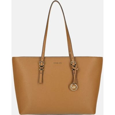 Michael Kors Grote Shopper Dames - Schoudertas - Leer - Quinn - Cognac