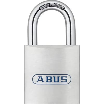 Abus Hangslot Met Sleutel Titalium Tkti37/50 - Massief Aluminium, Hoge Veiligheid Voor Buiten - Behuizing 50 Mm