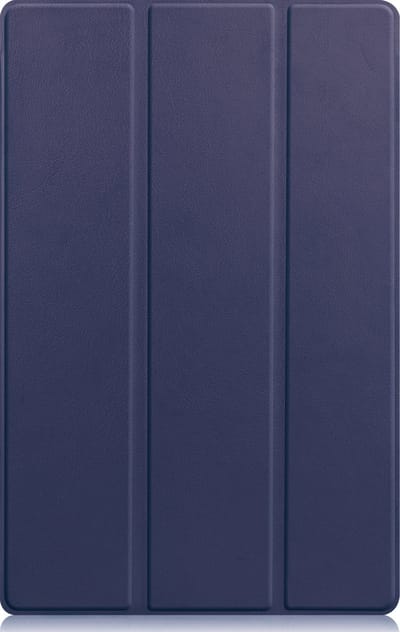 Hoesje - Geschikt voor Lenovo Tab P11 - Dun & Stevig - Trifold Bookcase - Hard Cover - Hardcover Book Case - Tablet Hoes - Donkerblauw