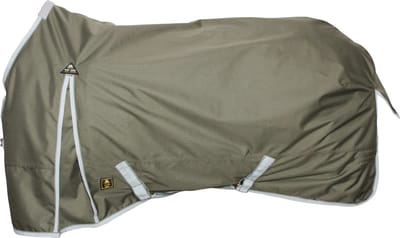 MHS Regendeken met fleece Glamour 160/195 cm Legergroen