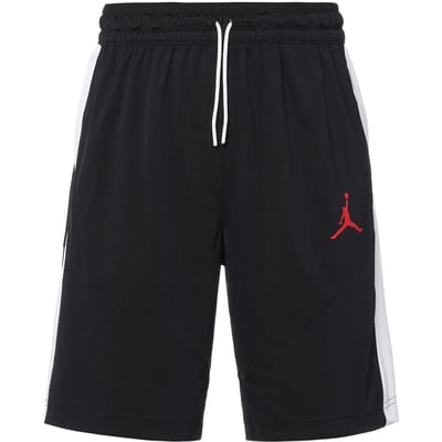 Short de basketball Jordan pour homme Noir/Noir/Blanc/Rouge Gym S