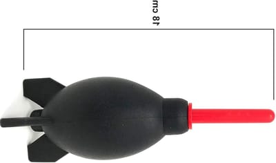 Professionele Rocketvormige Luchtventilator - Rood Stofblazer voor Camera Lens, Sensor en Filter Reiniging, Ideaal voor Stofverwijdering en Onderhoud van Fotografie Apparatuur