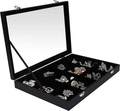 Juwelendoos met 12 vakken - Sieraden opberger - Sieraden organiseren - Verwijderbare verdelers - Niet gespecificeerd - Niet gespecificeerd