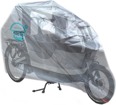 CUHOC Bakfietshoes geschikt voor Gazelle Makki Load hoes - Zilver - Beschermhoes bakfiets - DIAMOND label