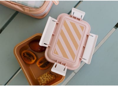 Tutete Bento Lunchbox Strepen Roze