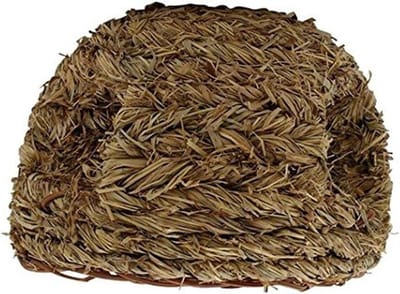 Nest Knaagdier - Wilgenmandje Huisdier - Tanden Kort Houden - Natuurlijk Kauwmateriaal - Groot - Bruin