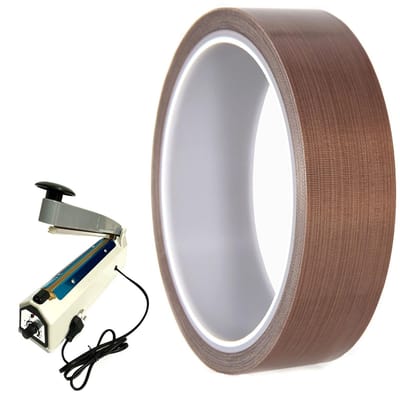 Dailygoods - Teflon Tape 10m x 1cm - Hoge Temperatuur Bestendig PTFE Tape voor Vacuum Machines
