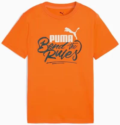 Puma Mid90s Graphic Tee Iii B oranje voor kinderen - 140