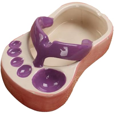 Keramische Frietschaal Leuke Slippers Frietbord Leuke Keramische Kom Slippers Vorm Purple