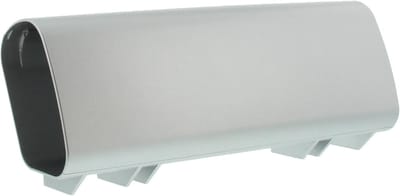 Krantenrol - Postvak - Aan brievenbus - Dubbelzijdig open - 36x14.5x10.7 cm - Zilver