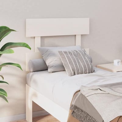 Hoofdeinde voor bed - Bed rugsteun - Comfortabel lezen - Massief grenenhout - 935 cm breed - Wit