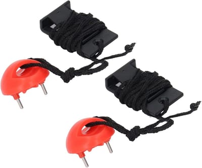 Loopband Veiligheidssleutel - Noodstop Schakelaar - Veilig Trainen - Magnetische Zuigkracht - 92 cm Touwlengte - Zwart