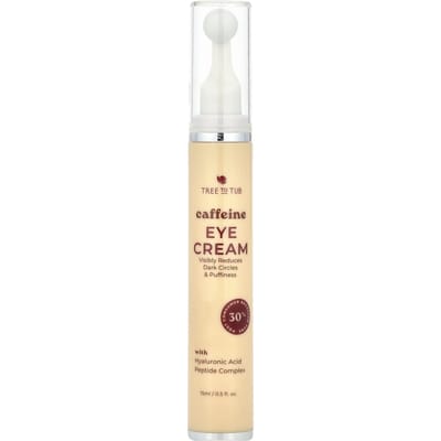 Tree To Tub, Cafeïnehoudende Oogcrème, 0,5 fl oz (15 ml) white