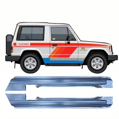 Volledige dorpel voor Mitsubishi Pajero 1982-1992 / Links + Rechts / Set