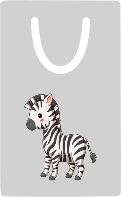 Hacebo® - Zebra's metalen boekenlegger - Zebra - Dieren liefhebbers - Paarden - safari - dierentuin Bladwijzer boekenleggers - 7.6 cm x 5cm