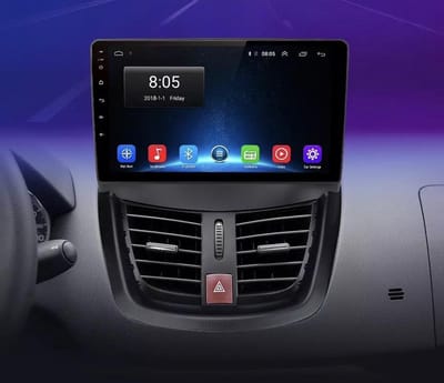 Android navigatie en multimediasysteem geschikt voor Peugeot 207 2006-2015 1+16GB