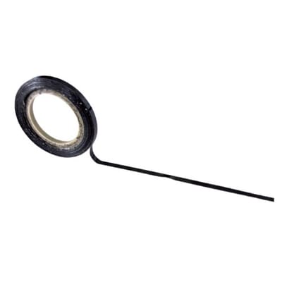Matrix tape, indelingstape (effen kleur) - Zwart