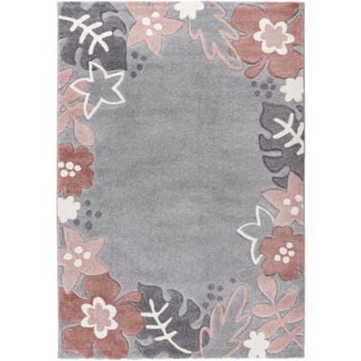 Muratap Kindervloerkleed happy bloemen – zacht vloerkleed – speelkleed voor kinderkamer